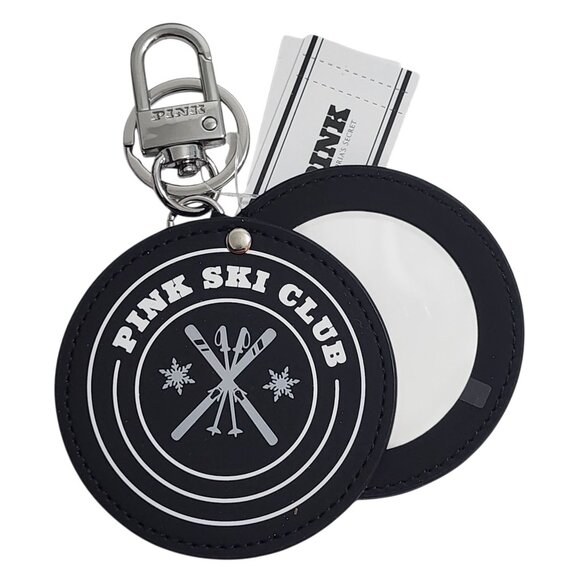 PINK VS SKI CLUB Mirror Keychain/Bag Charm - Picture 1 of 5